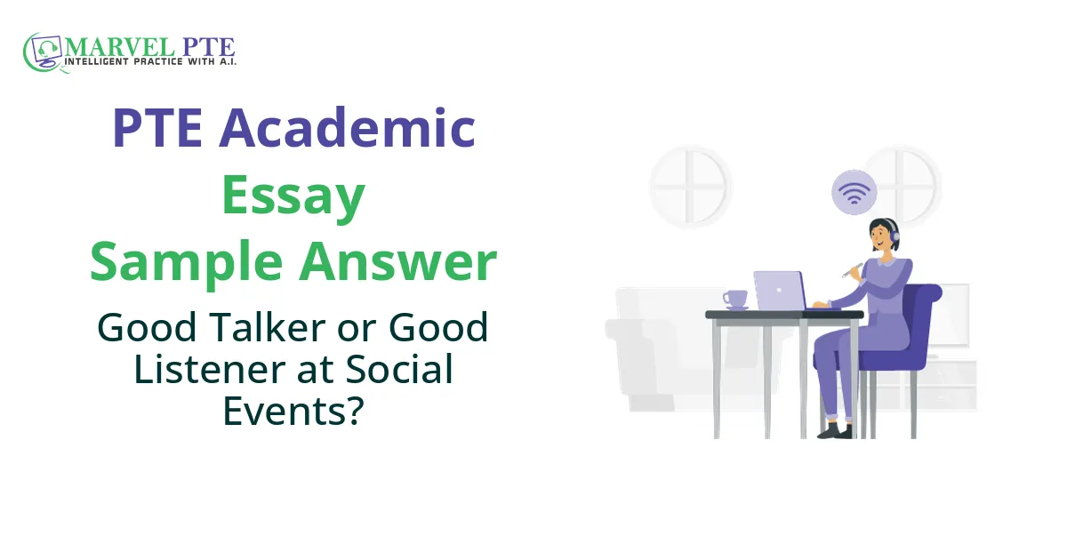 Good Talker or Good Listener at Social Events?