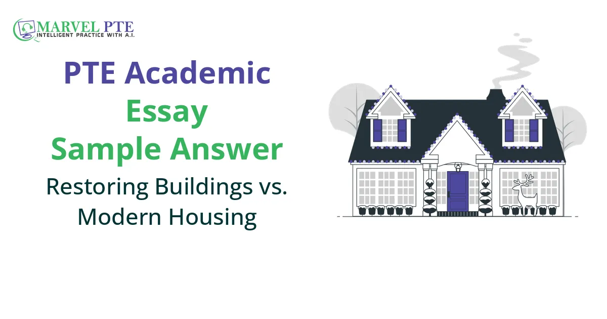 Restoring Buildings vs. Modern Housing