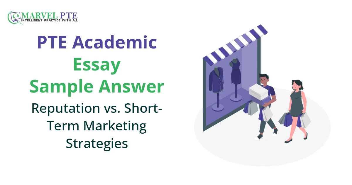 Reputation vs. Short-Term Marketing Strategies