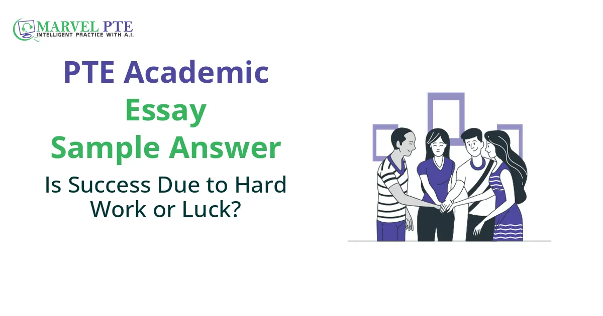 Is Success Due to Hard Work or Luck?