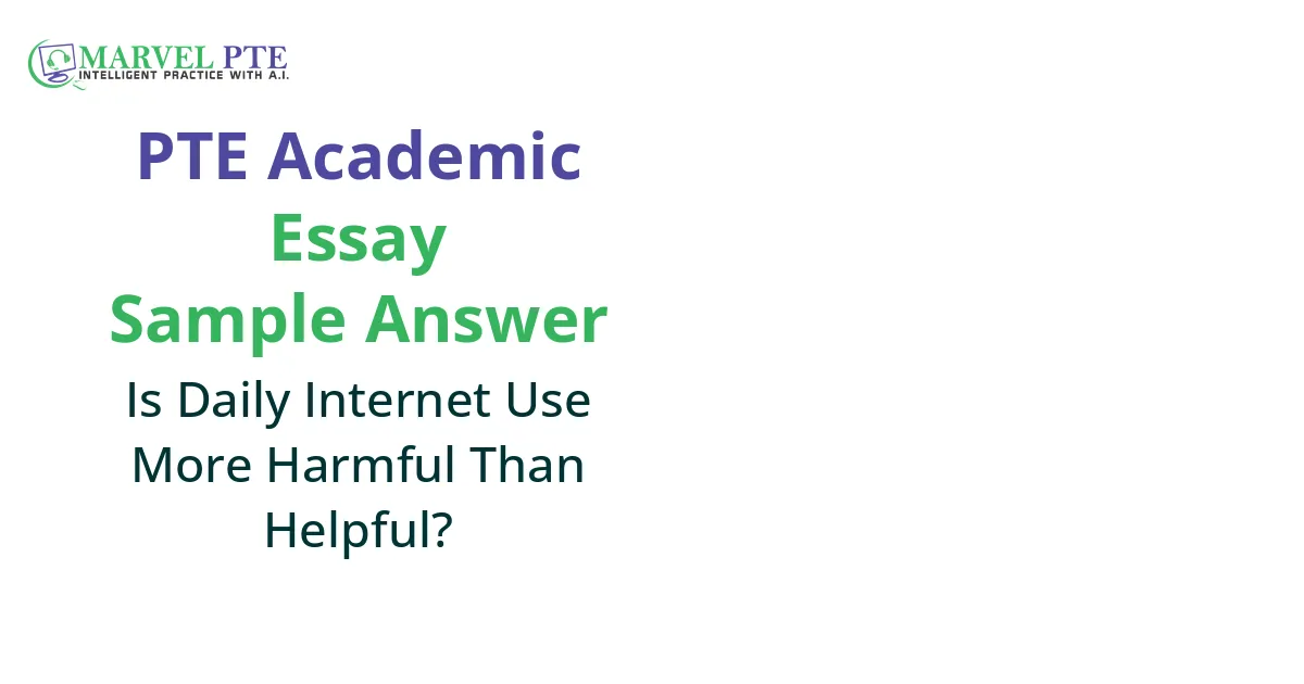 Is Daily Internet Use More Harmful Than Helpful?