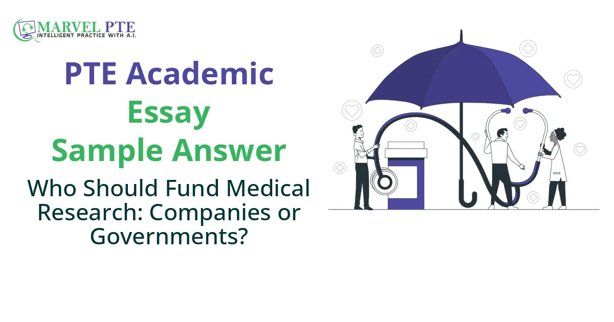 Who Should Fund Medical Research: Companies or Governments?