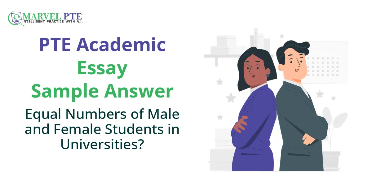 Equal Numbers of Male and Female Students in Universities?