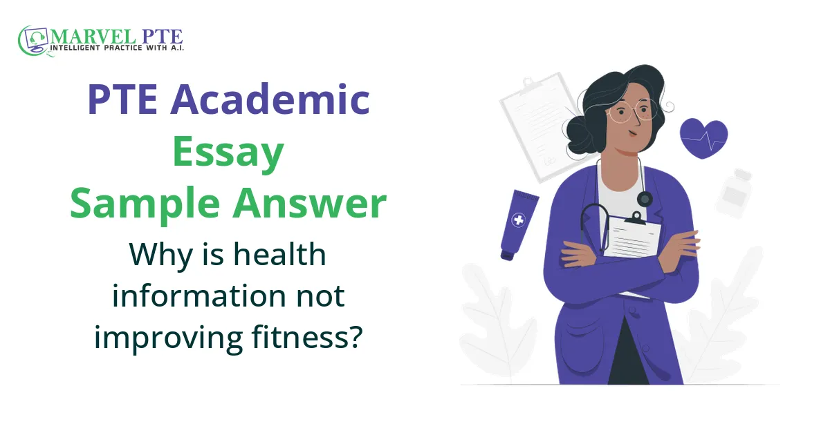 Why is health information not improving fitness?