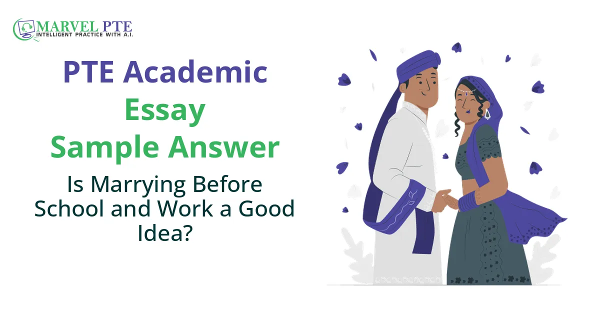 Is Marrying Before School and Work a Good Idea?