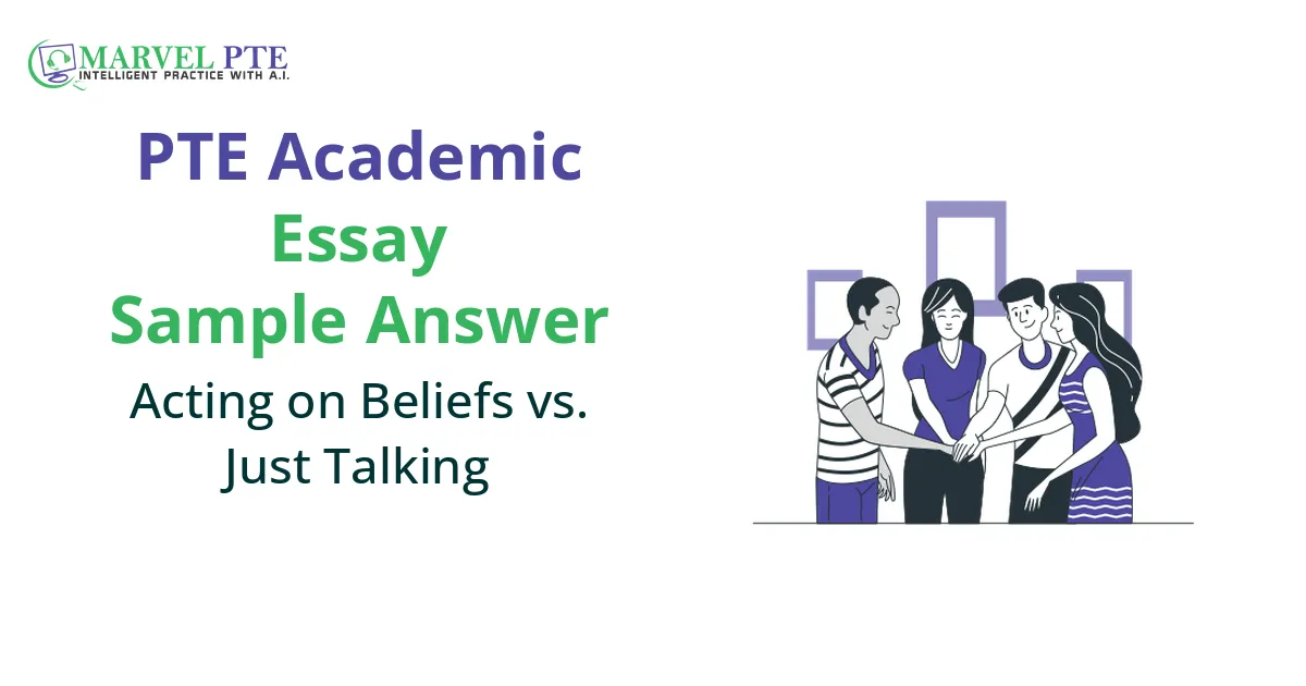 Acting on Beliefs vs. Just Talking