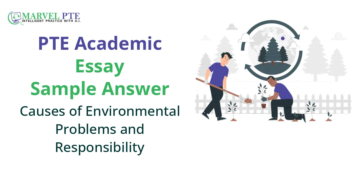 Causes of Environmental Problems and Responsibility